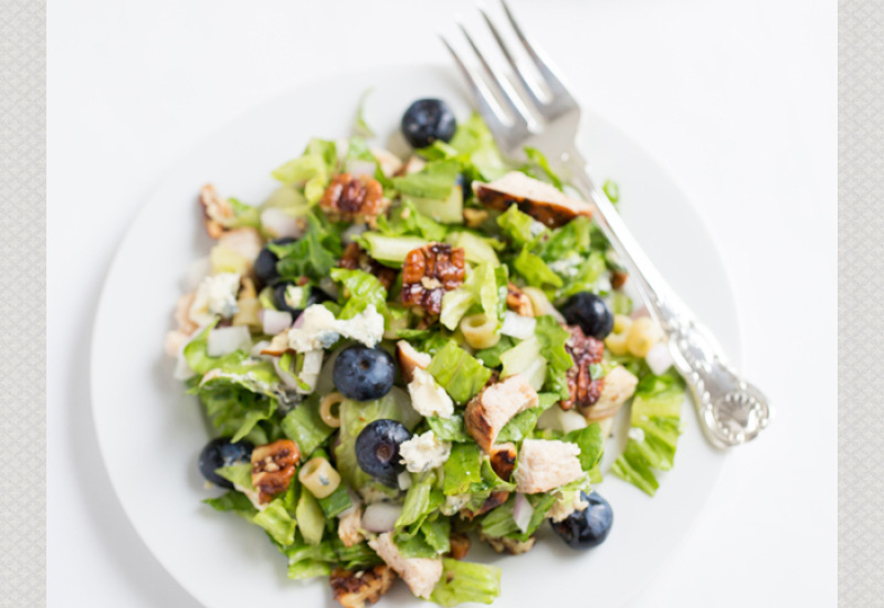 Blueberry Chicken Chopped Salad