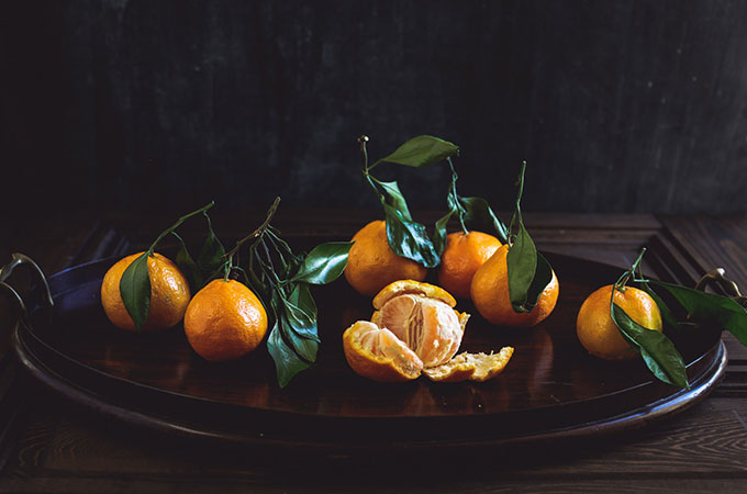 Satsuma Mandarins with Stems