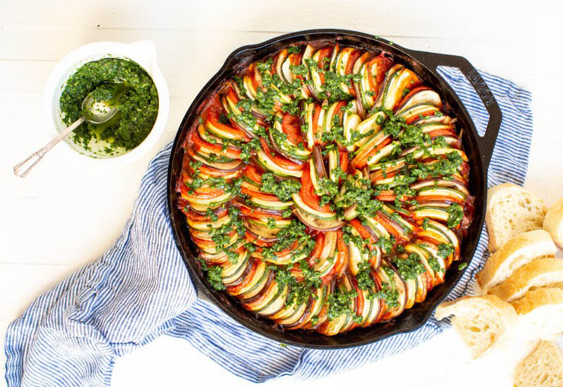 Summer Vegetable and Herb Ratatouille