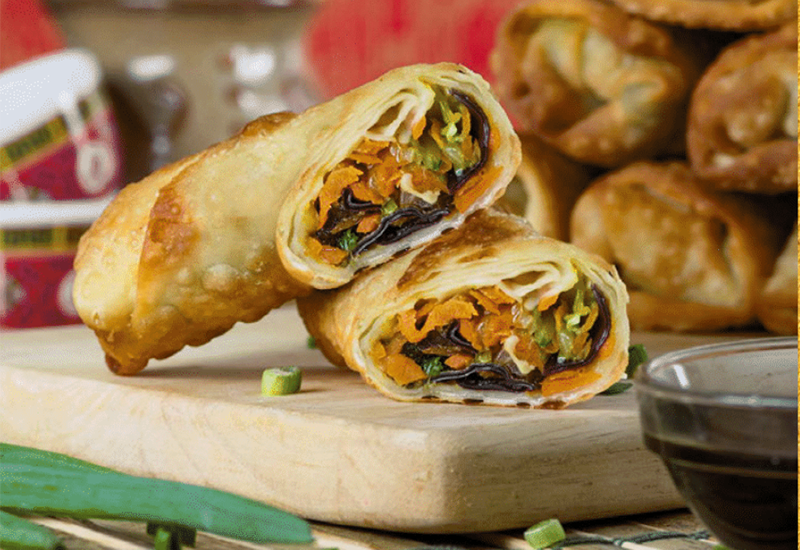 Celebrating Chinese New Year with Vegetable Egg Rolls