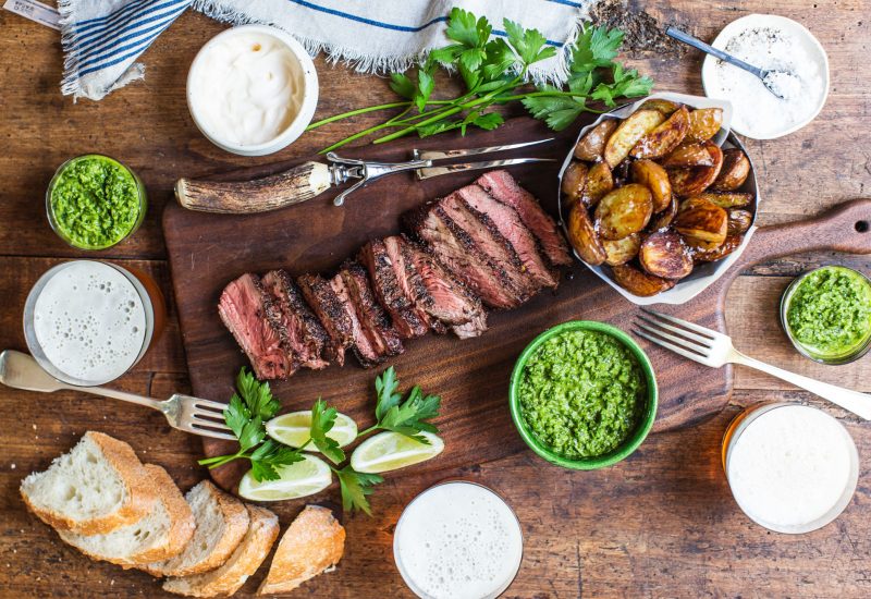 Perfectly Paired: Sirloin Steak and Chimichurri