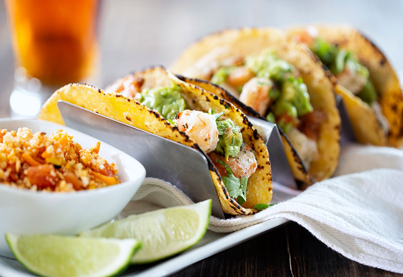 What’s For Dinner? Garlic Herb Shrimp Tacos