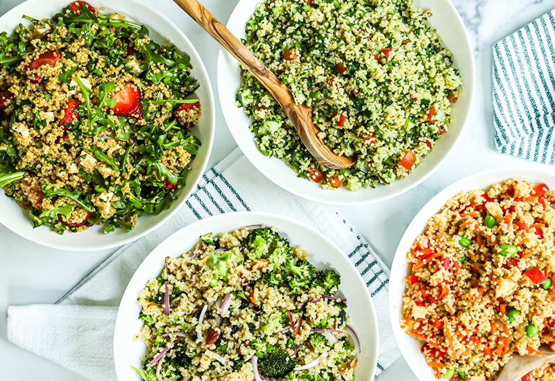 Quinoa Salad 4 Ways