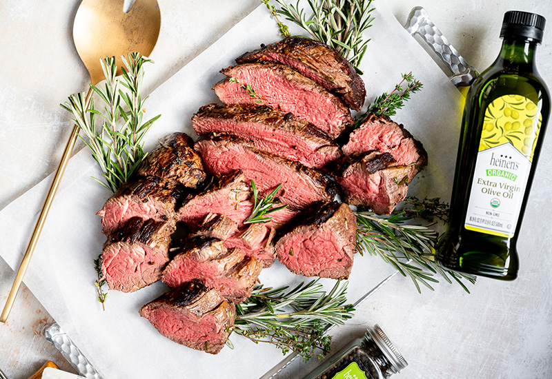 Rosemary Roasted Beef Tenderloin with Mashed Potatoes