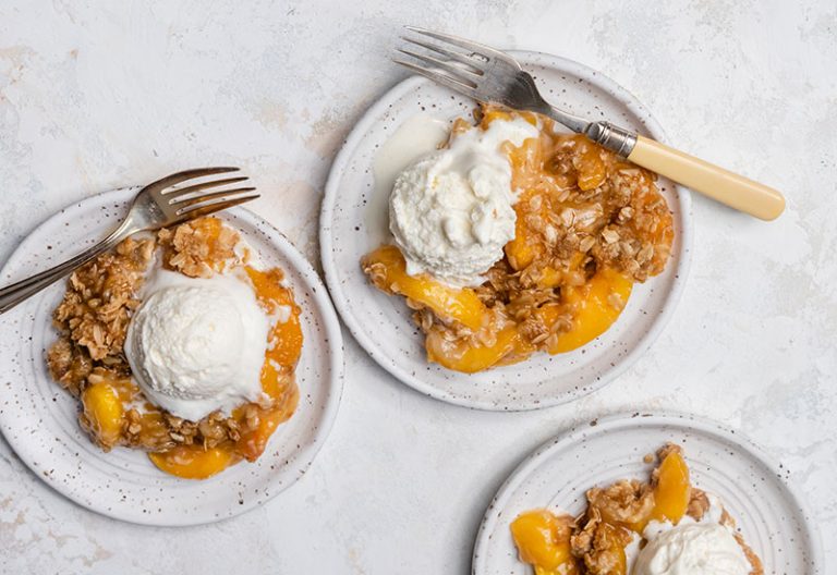 Gluten-Free Stone Fruit Crumble | Heinen's Grocery Store