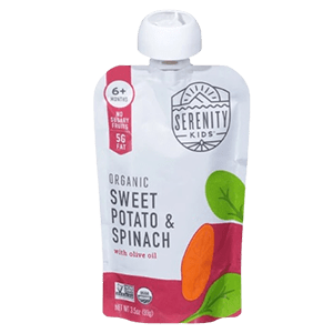 Serenity Kids Sweet Potato and Spinach Pouch