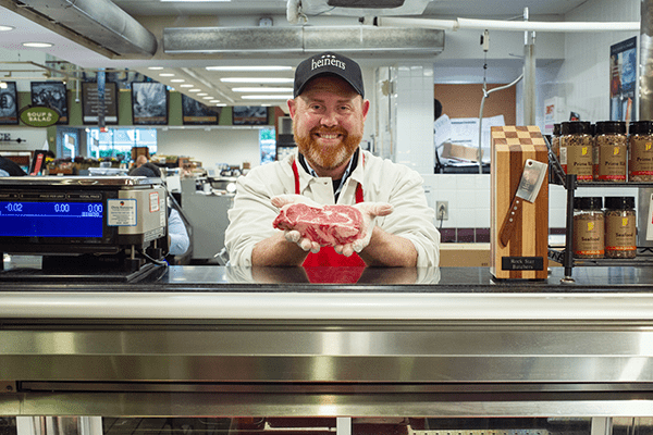 Heinen's butcher counter is ready to serve you premium cuts