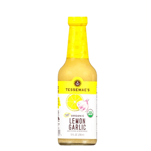 A Bottle of Tessamae's Lemon Garlic Salad Dressing