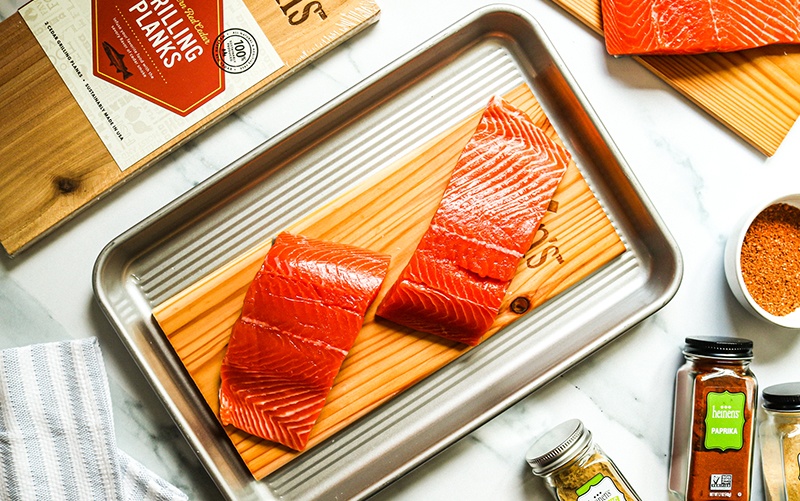 Kitchen Tip: How to Grill Salmon on a Cedar Plank
