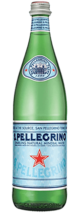 A bottle of S. Pellegrino
