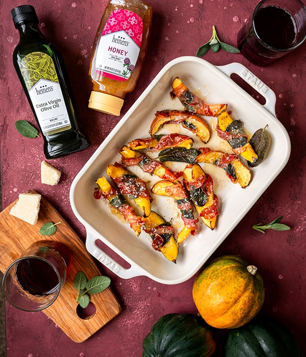 Acorn Squash Saltimbocca