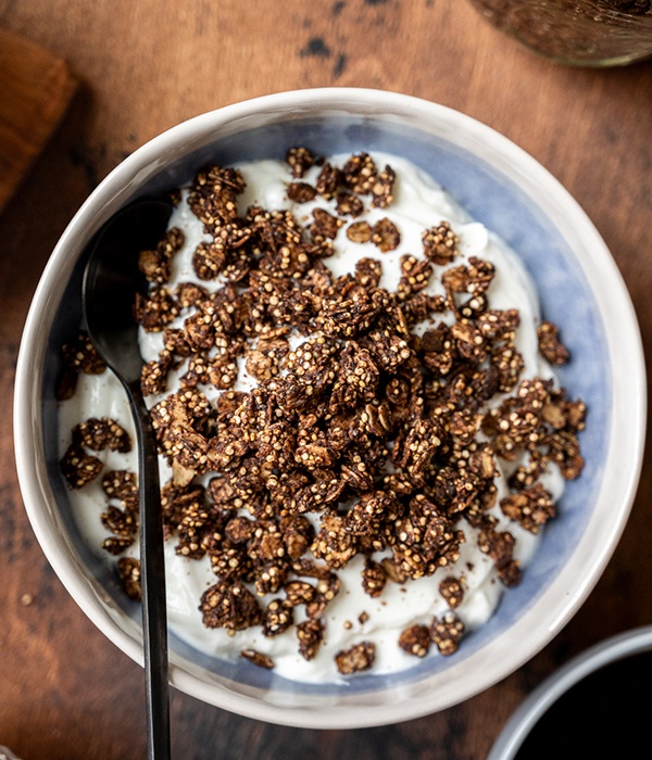 Chocolate Moringa Powder Granola