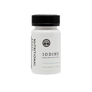 A Small Bottle of Nutritional Roots Iodine Supplement 