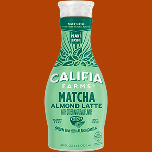 A Bottle of Califia Farms Matcha Almond Latte