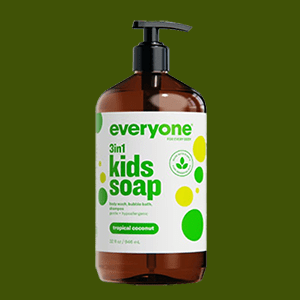 A Pump Bottle of Everyone 3-in-1 Kids Soap