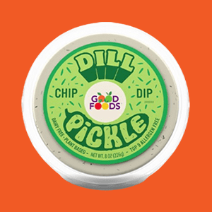 A Container of Good Foods Dill Pickle Chip Dip