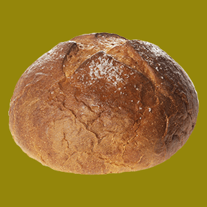 A Full Round Loaf of Heinen's Sweet Potato Bread