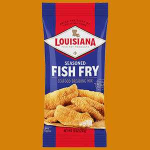 A Small Bag of Louisiana Fish Fry Seasoned Breading Mix