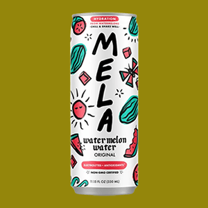 A Can of Mela Watermelon Water