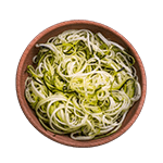 A Large Bowl of Zucchini Noodles