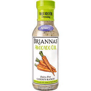 A Bottle of Brianna's Avocado Oil Dairy Free Garden Ranch