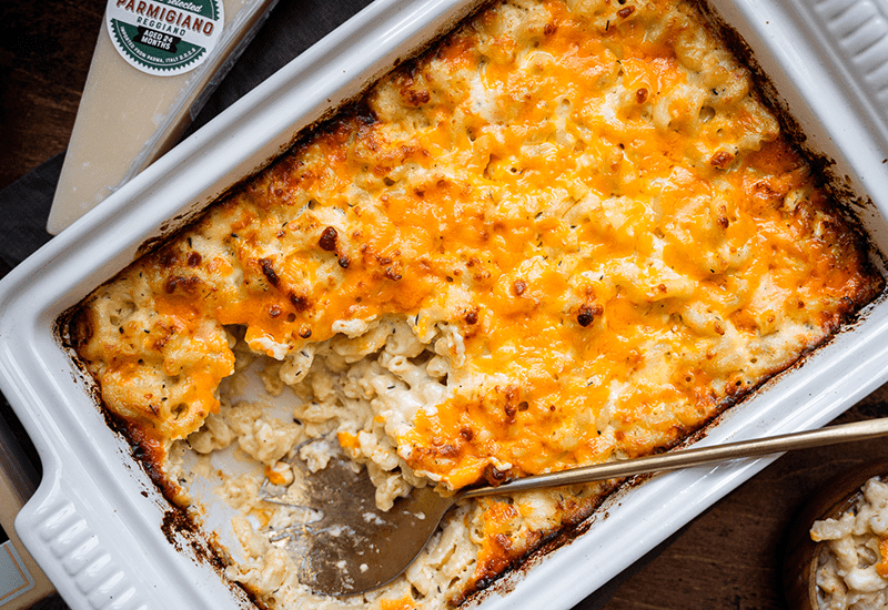 Five Cheese Baked Macaroni and Cheese