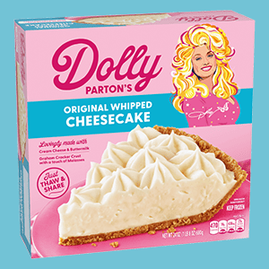 A Box of Dolly Parton's Original Whipped Cheesecake