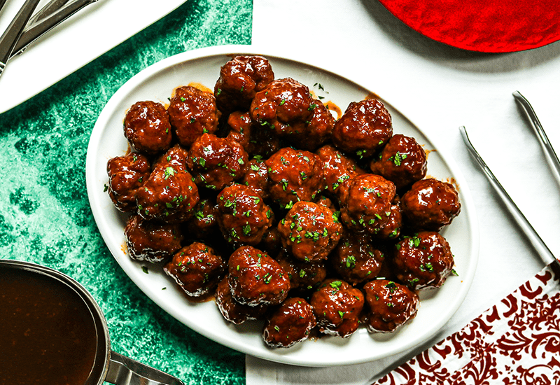 Grape Jelly Meatballs