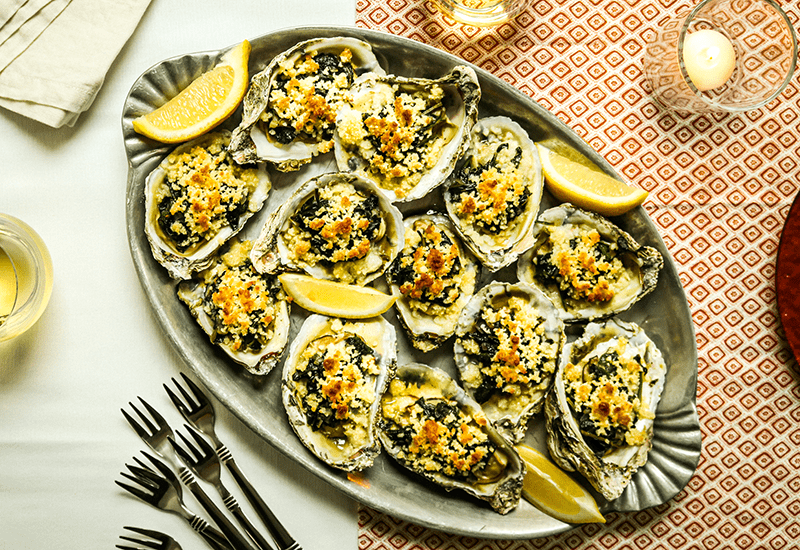 Oysters Rockefeller