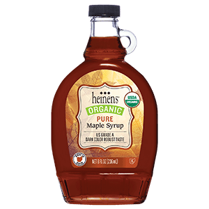 A Jar of Heinen's Organic Pure Organic Maple Syrup