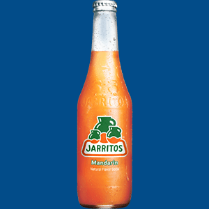 A Bottle of Jarritos Mandarin