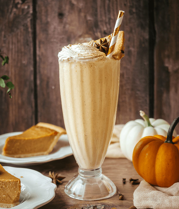 Leftover Pumpkin Pie Milkshake