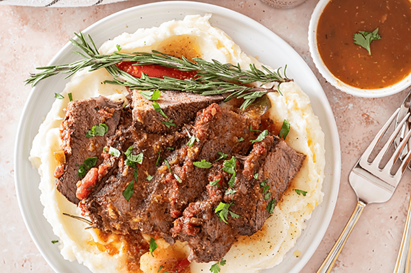 Slow Cooker Citrus Chuck Roast