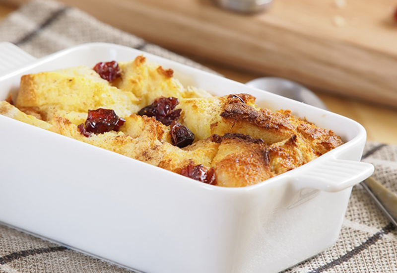 Artisan Bread Pudding with Spiced Crème Fraiche | Heinen's Grocery Store