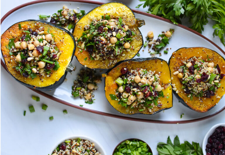 Mediterranean Stuffed Acorn Squash | Heinen's Grocery Store