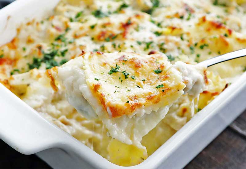 Chicken Alfredo Ravioli Bake | Heinen's Grocery Store