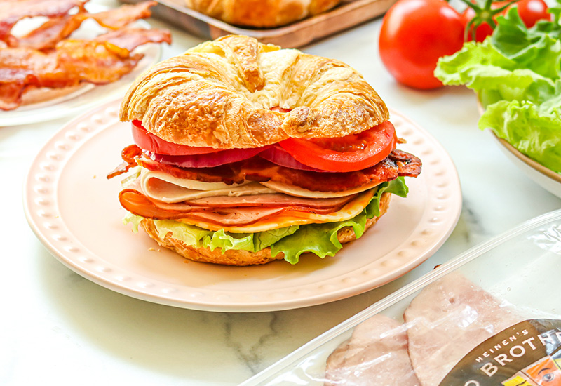 Club Croissant Sandwich | Heinen's Grocery Store