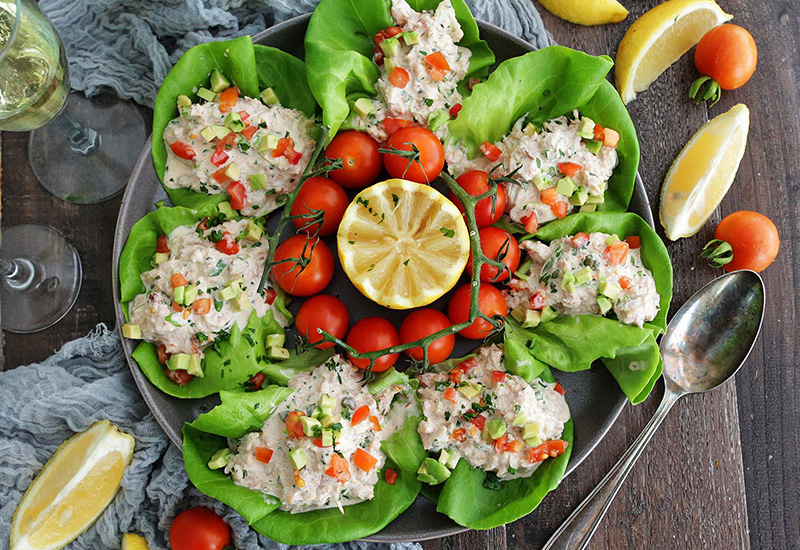 Crab Louie Salad Lettuce Cups Recipe