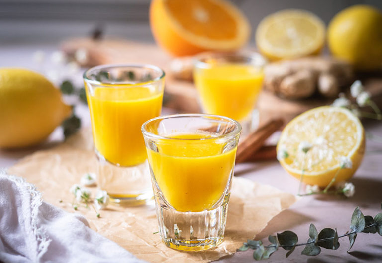 Homemade Ginger Citrus Immunity Shots | Heinen's Grocery Store