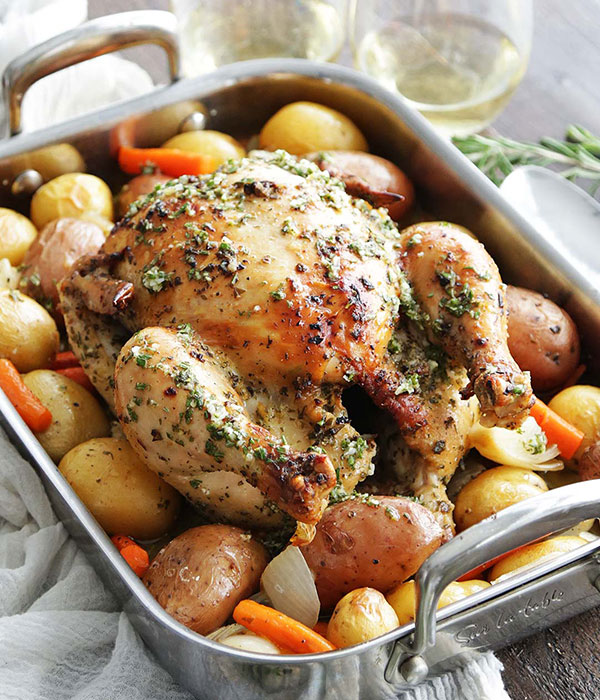 Garlic and Rosemary Whole Roasted Chicken | Heinen's Grocery Store