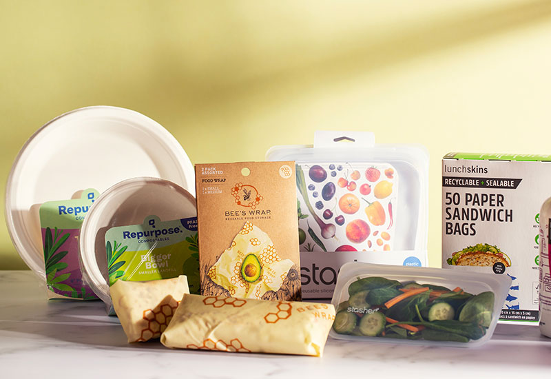 We found compostable, biodegradable sandwich bags that are eco